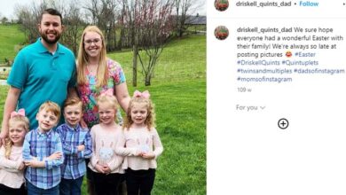 Photo of Dad gets massively shamed for putting leashes on his 5-year-old quintuplets