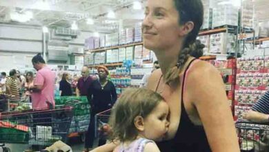 Photo of Mother posts picture breastfeeding toddler in public – she finally responds to all the backlash