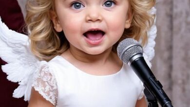 Photo of This is unreal! When this 2-year-old girl started signing a 30-year-old song, the entire crowd gasped.