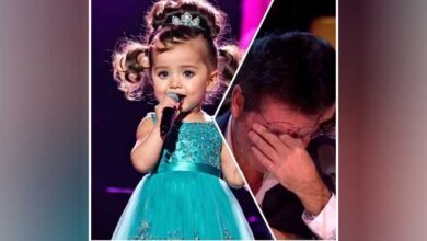 Photo of This has never happened before in history, Simon Cowell Breaks Down in TEARS as little girl started singing, the entire crowd gasped