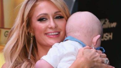 Photo of Paris Hilton lashes out at mean online comments about son’s head: “He just has a large brain”