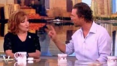 Photo of “Matthew McConaughey SHUTS UP Joy Behar After She Asked This One Question