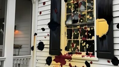 Photo of My Neighbor Totally Ruined My Windows with Paint after I Refused to Pay $2,000 for Her Dog’s Treatment