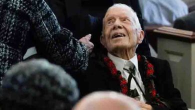 Photo of Jimmy Carter at ‘very end’ of his ‘journey’ as he turns 100